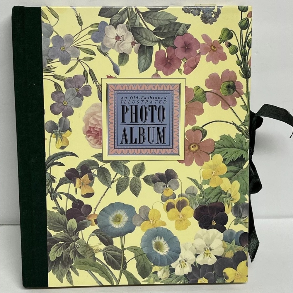New "An Old Fashioned The Country Diary Photo Album" Floral Design